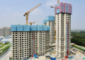 北京市重点民生工程——房山长阳棚改0032地块项目全面封顶